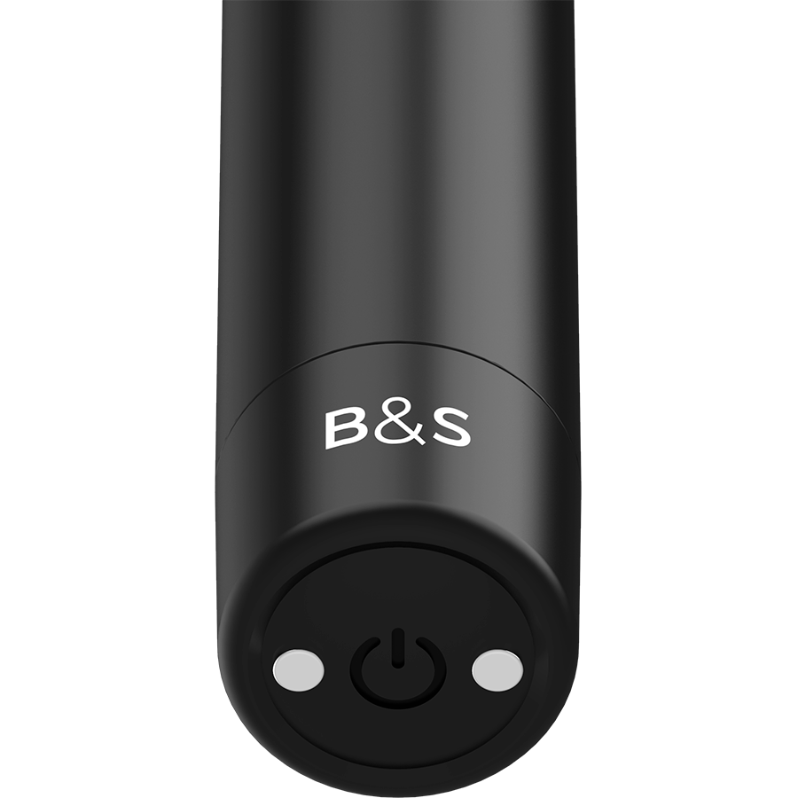 BLACK&SILVER - KERNEX 2 BLACK VIBRATING MAGNETIC BULLET BLACK&SILVER
