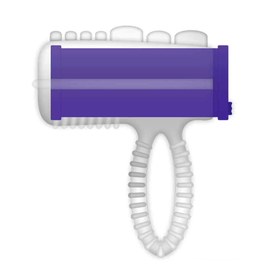 CASUAL LOVE - RING TONGUE VIBRATING PURPLE CASUAL LOVE