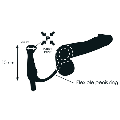 ADDICTED TOYS - VIBRATOR PROST TICO BLACK 10 CM ADDICTED TOYS