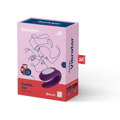 SATISFYER - DOUBLE JOY CON APP ZWART