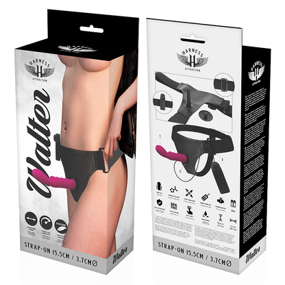 HARNESS ATTRACTION - RNES WALTER WITH VIBRATION 15.5 CM -O- 3.7 CM HARNESS ATTRACTION