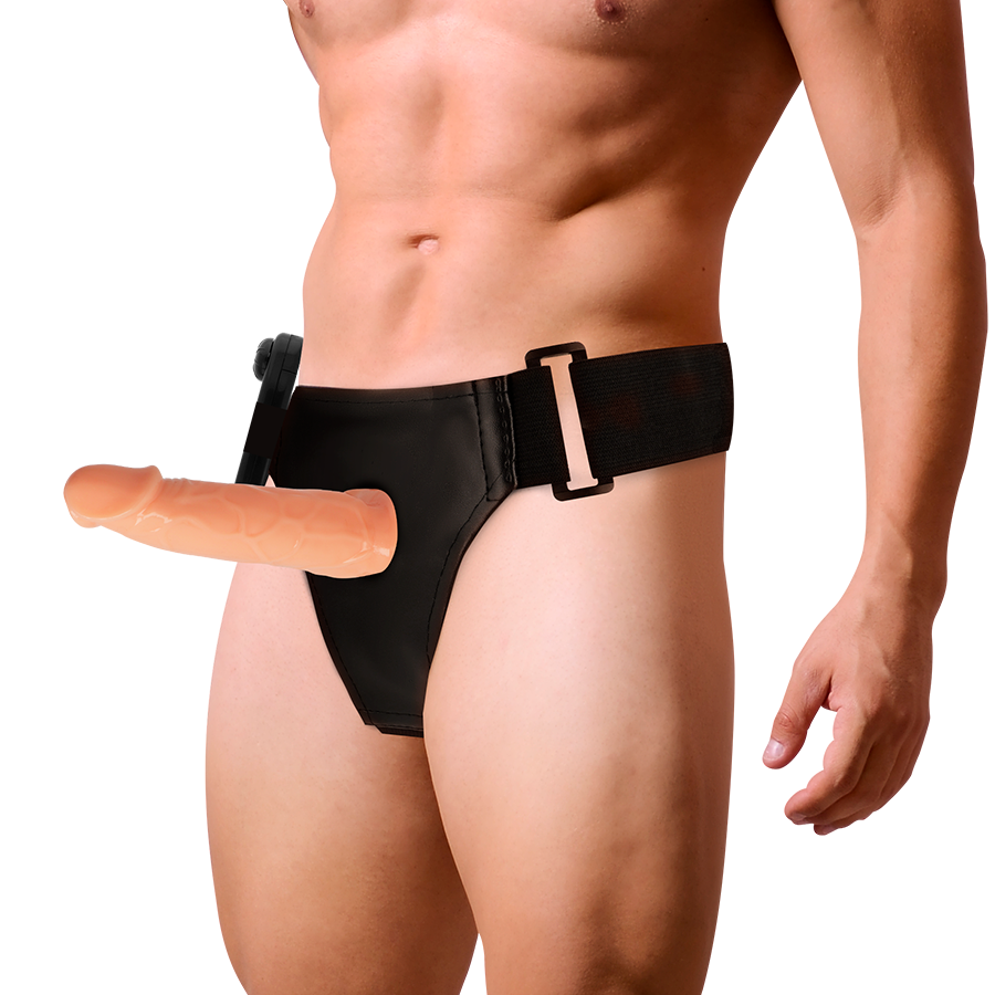 HARNESS ATTRACTION - WILLIAN HOLLOW RNES WITH VIBRATOR 17 CM -O- 4.5 CM - ToysByMonk