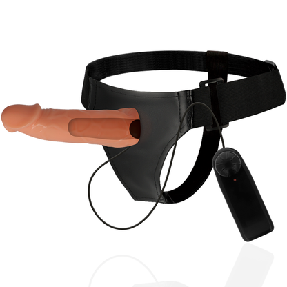 HARNESS ATTRACTION - WILLIAN HOLLOW RNES WITH VIBRATOR 17 CM -O- 4.5 CM HARNESS ATTRACTION