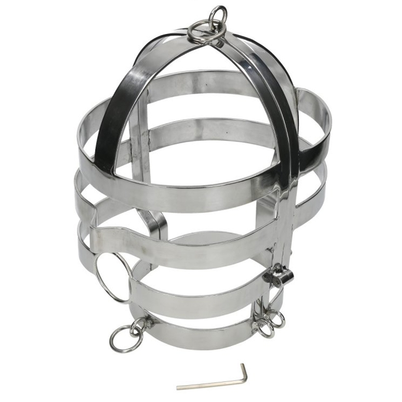 METAL HARD - MASK WITH STEEL NECKLACE METAL HARD