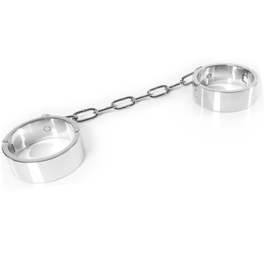 METAL HARD - ANKLE HANDCUFFS WITH ALLEN KEY SUBMISSION BDSM - ToysByMonk