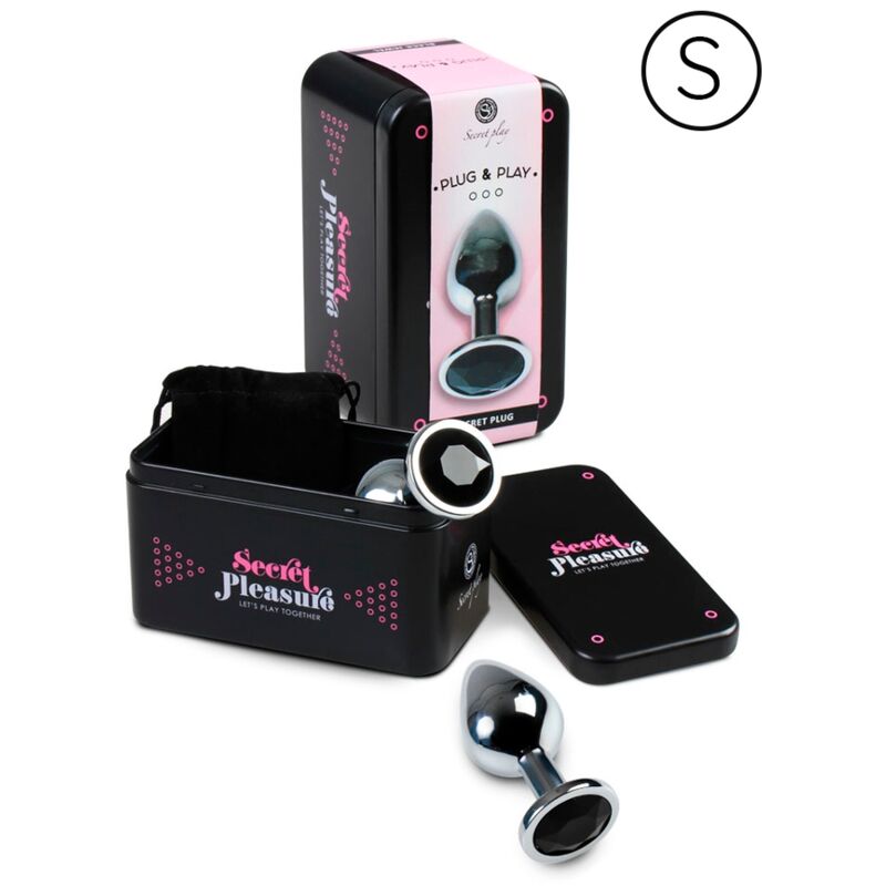 SECRETPLAY - ANAL PLUG BLACK S SECRETPLAY TOYS