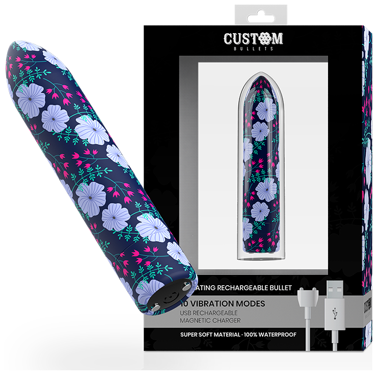 CUSTOM BULLETS - SPRING MAGNETIC BULLET 10 INTENSITIES - ToysByMonk