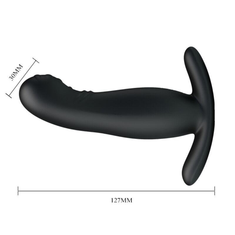 MR PLAY - RECHARGEABLE BLACK PROSTATE MASSAGER MR PLAY