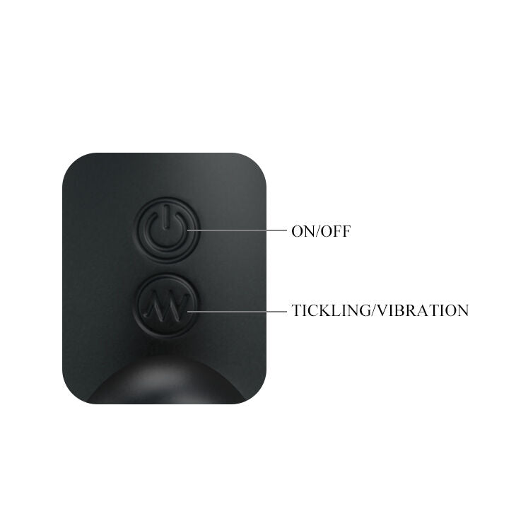 MR PLAY - RECHARGEABLE BLACK PROSTATE MASSAGER MR PLAY
