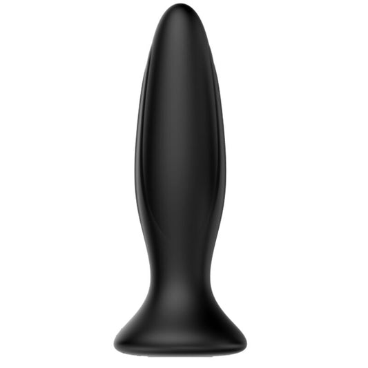 MR PLAY - RECHARGEABLE BLACK VIBRATOR ANAL PLUG MR PLAY