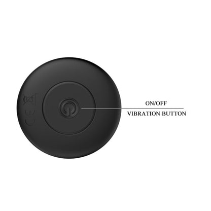 MR PLAY - RECHARGEABLE BLACK VIBRATOR ANAL PLUG MR PLAY