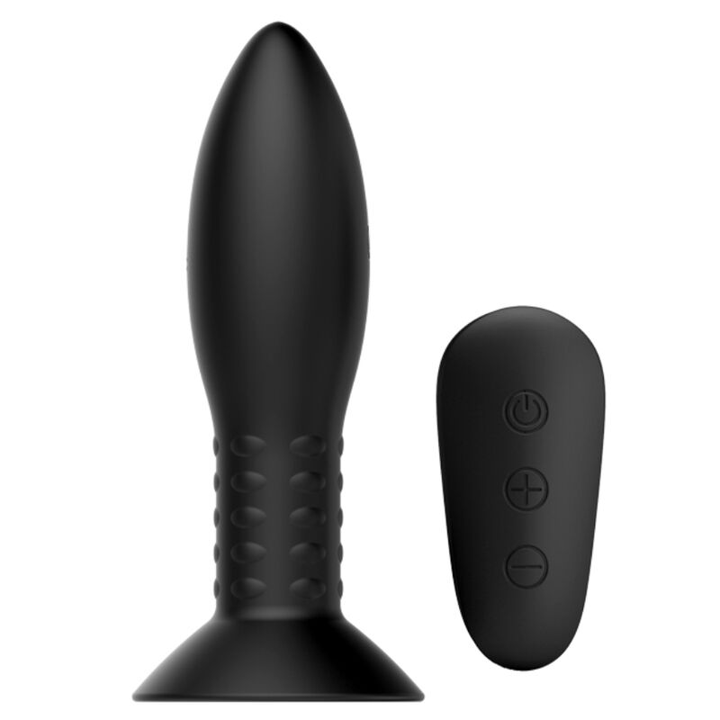 MR PLAY - PLUG WITH BLACK ROTATING BALLS REMOTE CONTROL MR PLAY