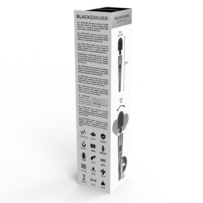 BLACK&SILVER - DEXTER MASSAGE WAND - ToysByMonk