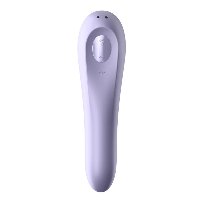 SATISFYER - DUAL PLEASURE AIR PULSE VIBRATOR MAUVE - ToysByMonk