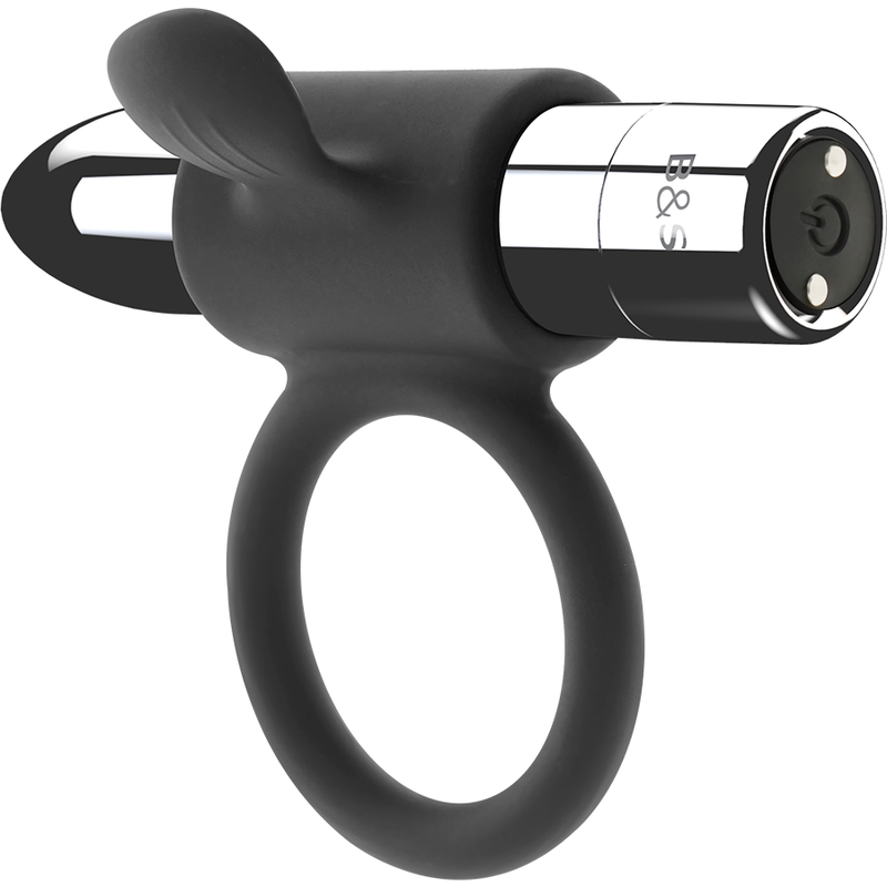 BLACK&SILVER - CAMERON RECHARGEABLE RING SILVER - ToysByMonk