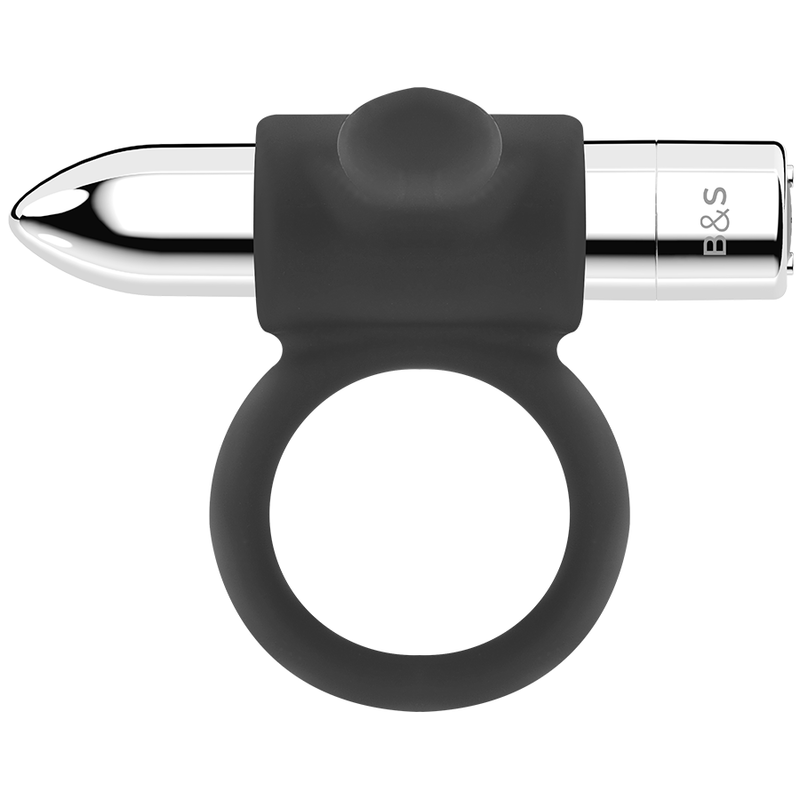 BLACK&SILVER - CAMERON RECHARGEABLE RING SILVER - ToysByMonk