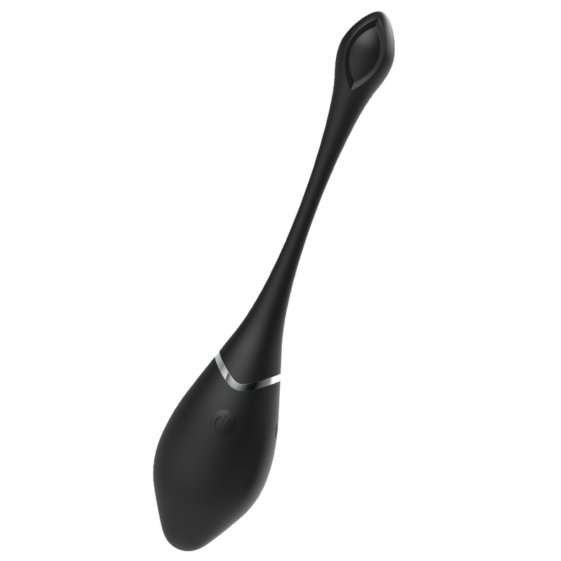BLACK&SILVER - JENELL RECHARGEABLE VIBRATING EGG - ToysByMonk