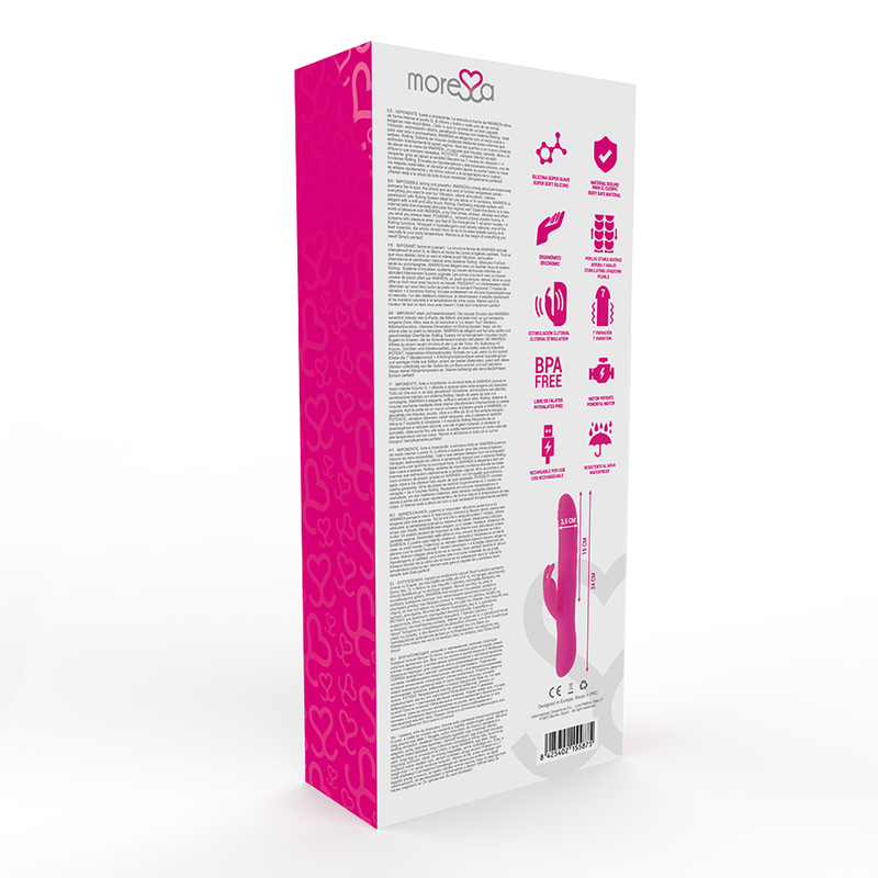 MORESSA - WARREN PREMIUM RECHARGEABLE SILICONE MORESSA