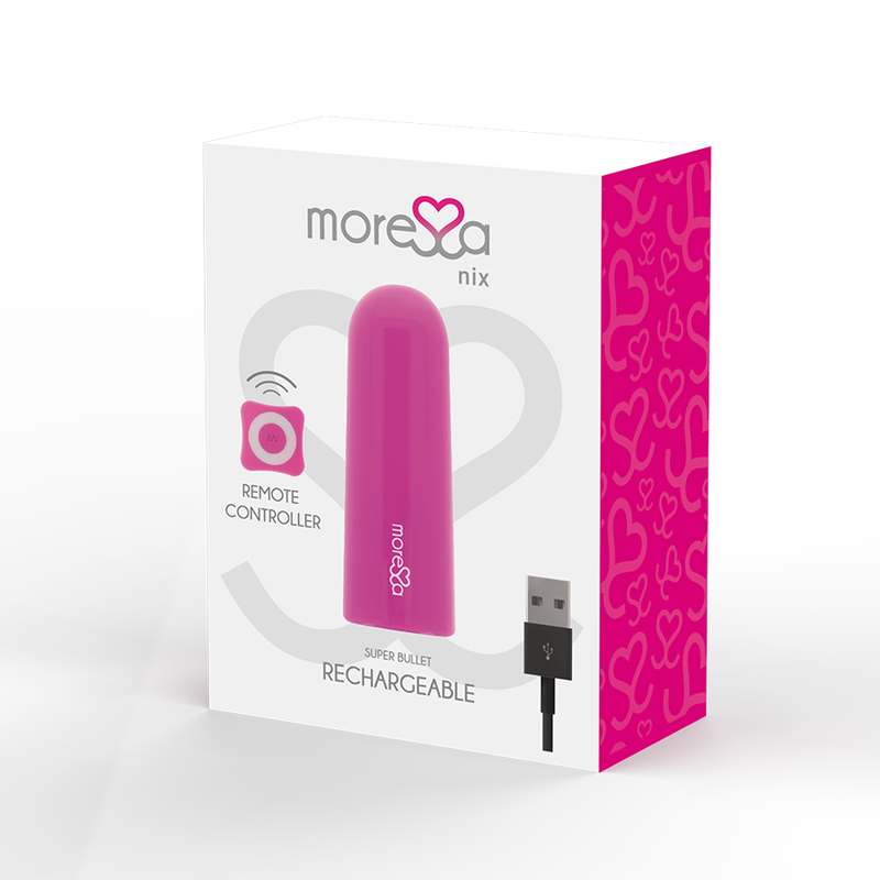 MORESSA - NIX VIBRATOR REMOTE CONTROL PINK MORESSA