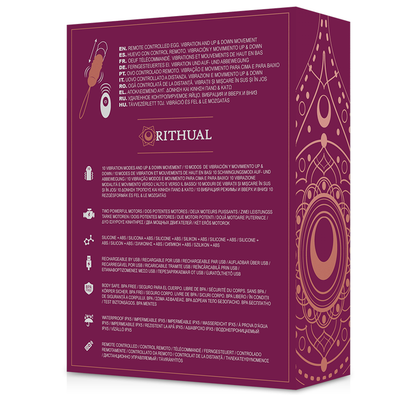 RITHUAL - REVA EGG REMOTE CONTROL UP&DOWN SYSTEM + VIBRATION - ToysByMonk