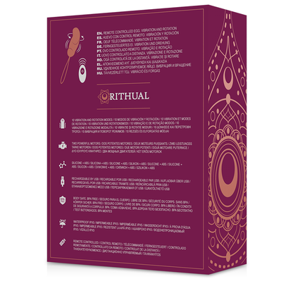 RITHUAL - ESHA EGG REMOTE CONTROL SYSTEM ROTATION + VIBRATION - ToysByMonk