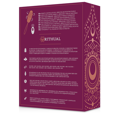 RITHUAL - SITA EGG REMOTE CONTROL BEAD ROTATION + VIBRATION RITHUAL