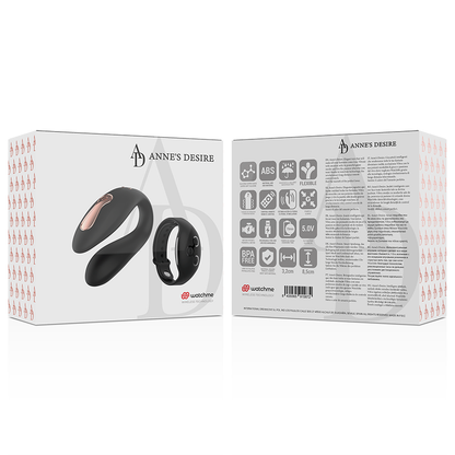 ANNE'S DESIRE - DUAL PLEASURE TECNOLOG A WATCHME BLACK - ToysByMonk