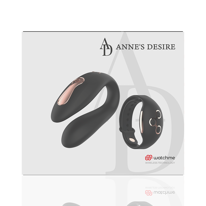 ANNE'S DESIRE - DUAL PLEASURE TECNOLOG A WATCHME BLACK/GOLD ANNE´S DESIRE