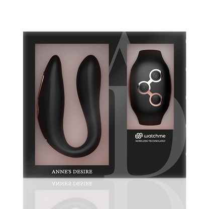 ANNE'S DESIRE - DUAL PLEASURE TECNOLOG A WATCHME BLACK/GOLD ANNE´S DESIRE