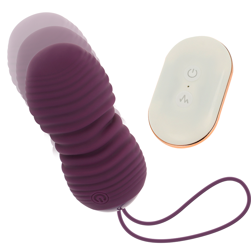 OHMAMA - REMOTE CONTROL EGG 7 UP AND DOWN MODES PURPLE OHMAMA STIMULATING