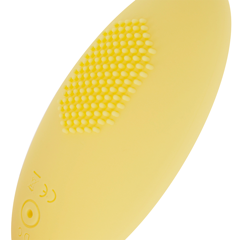 OHMAMA - TEXTURED VIBRATING EGG 10 MODES YELLOW OHMAMA STIMULATING