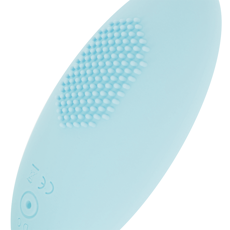 OHMAMA - TEXTURED VIBRATING EGG 10 MODES BLUE OHMAMA STIMULATING