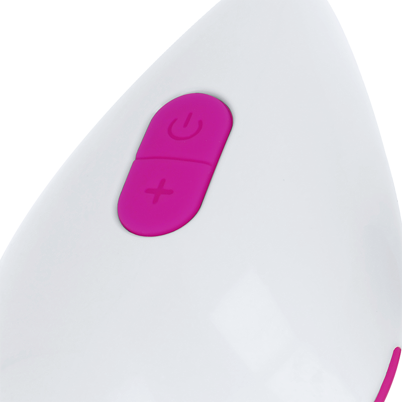 OHMAMA - TEXTURED VIBRATING EGG 10 MODES PURPLE AND WHITE OHMAMA STIMULATING