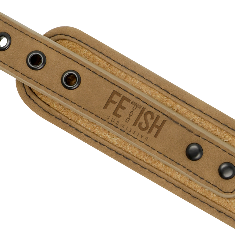 FETISH SUBMISSIVE ORIGEN - NEOPRENE LINED NECKLACE WITH CHAIN FETISH SUBMISSIVE ORIGIN
