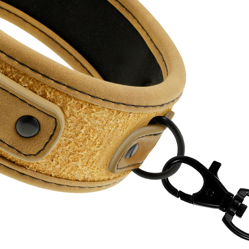 FETISH SUBMISSIVE ORIGEN - NEOPRENE LINED NECKLACE WITH CHAIN FETISH SUBMISSIVE ORIGIN