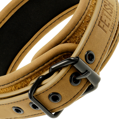 FETISH SUBMISSIVE ORIGEN - NEOPRENE LINED NECKLACE WITH CHAIN FETISH SUBMISSIVE ORIGIN