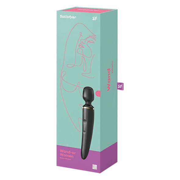 SATISFYER - WANDER WOMAN BLACK SATISFYER WAND
