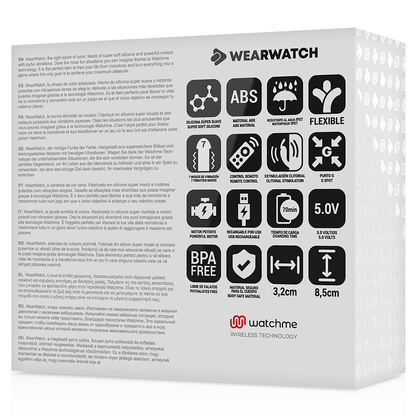 WEARWATCH - WATCHME DUAL TECHNOLOGY VIBRATOR FUCHSIA / PINK WEARWATCH