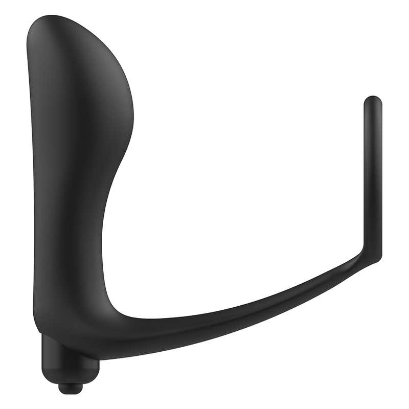 ADDICTED TOYS - VIBRATORY ANAL PLUG WITH PENIS RING ADDICTED TOYS