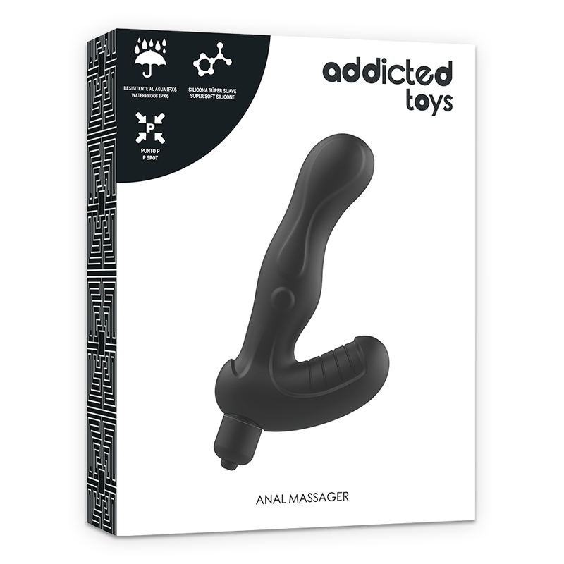 ADDICTED TOYS - P-SPOT VIBE SILICONE PROSTATE ANAL STIMULATOR ADDICTED TOYS